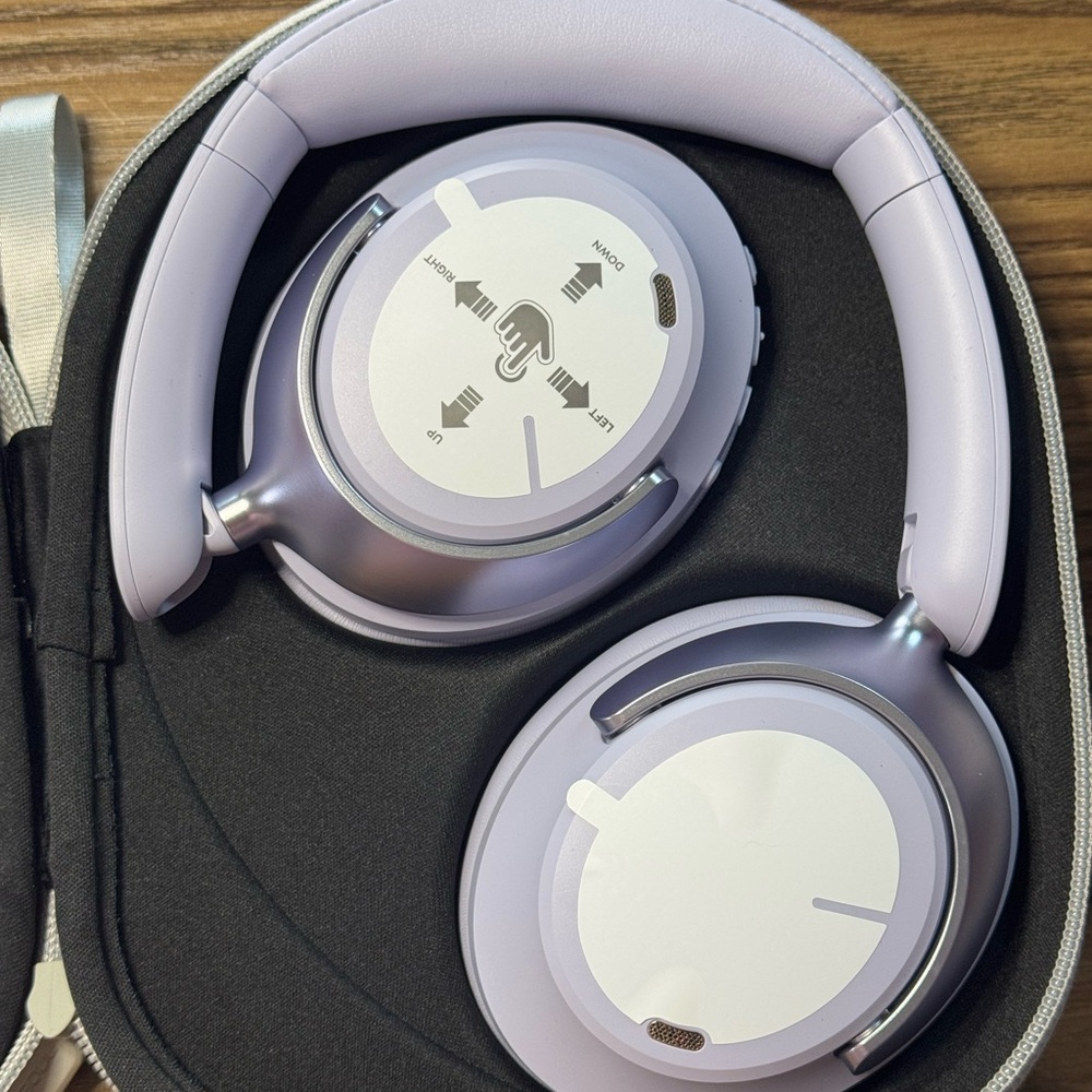 NWT Lavender Over-Ear Headphones with Case